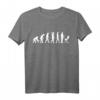 Evolution Grillen T-Shirt – Für BBQ- und Fleischliebhaber, klassisch geschnitten, doppelt genähter Saum