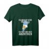 Damen Argentinische Flagge T-Shirt mit V-Ausschnitt - Perfektes Geschenk für Argentinien Fans, Urlaub & Stolz auf Argentinien