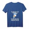 Damen Argentinische Flagge T-Shirt mit V-Ausschnitt - Perfektes Geschenk für Argentinien Fans, Urlaub & Stolz auf Argentinien