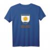 Quilmes Argentinien T-Shirt – Designserie mit argentinischen Städten und Sol de Mayo Abzeichen in Hellblau