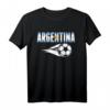 Argentinien Fußballfans Trikot mit Flagge – Sommer-Sport-Outfit für stolze argentinische Fußballliebhaber und Fans