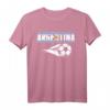 Argentinien Fußballfans Trikot mit Flagge – Sommer-Sport-Outfit für stolze argentinische Fußballliebhaber und Fans