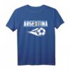 Argentinien Fußballfans Trikot mit Flagge – Sommer-Sport-Outfit für stolze argentinische Fußballliebhaber und Fans