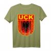 Uqk Armee Geschenk für eine stolze Albanische Kosovo Albanien T-Shirt – Patriotisches T-Shirt für Albaner und Kosovafans