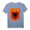 Uqk Armee Geschenk für eine stolze Albanische Kosovo Albanien T-Shirt – Patriotisches T-Shirt für Albaner und Kosovafans