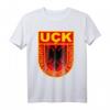 Uqk Armee Geschenk für eine stolze Albanische Kosovo Albanien T-Shirt – Patriotisches T-Shirt für Albaner und Kosovafans