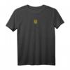 Ukraine Armee Dreizack Symbol T-Shirt in Grün – Zelensky Unterstützer Shirt mit Mittelukrainischem Emblem
