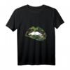 Camouflage Lippen T-Shirt mit Kussmund - Lustiges Army Tarnmuster für Soldaten, Make-up Artists & Militärfans