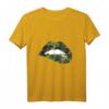 Camouflage Lippen T-Shirt mit Kussmund - Lustiges Army Tarnmuster für Soldaten, Make-up Artists & Militärfans