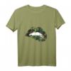 Camouflage Lippen T-Shirt mit Kussmund - Lustiges Army Tarnmuster für Soldaten, Make-up Artists & Militärfans