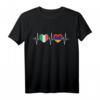 Italien und Armenien Fahnen T-Shirt – Zeichen der Toleranz, Integration und doppelte Staatsbürgerschaft als Geschenk zum Flaggen Tag