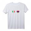 Italien und Armenien Fahnen T-Shirt – Zeichen der Toleranz, Integration und doppelte Staatsbürgerschaft als Geschenk zum Flaggen Tag