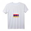 Damen Armenien Flagge T-Shirt mit V-Ausschnitt - Patriotische Kleidung für Männer & Frauen, perfekte Geschenkidee für Sportfans und Nationalstolz