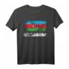 Aserbaidschan Flagge T-Shirt | Patriotisches Vintage Grunge Tee Geschenk für Reisen, Veranstaltungen & Nationalstolz