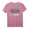 Aserbaidschan Flagge T-Shirt | Patriotisches Vintage Grunge Tee Geschenk für Reisen, Veranstaltungen & Nationalstolz