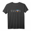 Aserbaidschan Heartbeat I Love Aserbaidschan Flagge Geschenk T-Shirt - Patriotisches Souvenir für Fans, Touristen und Stolze Aserbaidschaner
