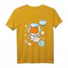 Fuchs Astronaut Demiboy Pride T-Shirt - Genderneutrales Support-Shirt für LGBTQ+ Community, klassisch geschnitten