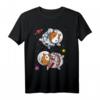 Meerschweinchen Astronaut Weltraum Kosmisches Kinder Jungen T-Shirt - Lustiges Raumfahrt T-Shirt für kleine Astronauten und Tierliebhaber
