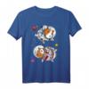 Meerschweinchen Astronaut Weltraum Kosmisches Kinder Jungen T-Shirt - Lustiges Raumfahrt T-Shirt für kleine Astronauten und Tierliebhaber