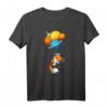 Fox Astronaut T-Shirt im Weltraum mit Planeten und Luftballons – Perfektes Geschenk für Astronomie- und Weltraumfans