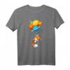 Fox Astronaut T-Shirt im Weltraum mit Planeten und Luftballons – Perfektes Geschenk für Astronomie- und Weltraumfans