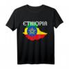 Äthiopien-Flagge Habesha Karte Stolz Afrika T-Shirt – Traditionelles Design & Geschenk für Kultur- und Musikliebhaber