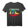 Äthiopien-Flagge Habesha Karte Stolz Afrika T-Shirt – Traditionelles Design & Geschenk für Kultur- und Musikliebhaber