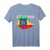 Äthiopien-Flagge Habesha Karte Stolz Afrika T-Shirt – Traditionelles Design & Geschenk für Kultur- und Musikliebhaber