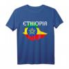 Äthiopien-Flagge Habesha Karte Stolz Afrika T-Shirt – Traditionelles Design & Geschenk für Kultur- und Musikliebhaber