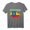Äthiopien-Flagge Habesha Karte Stolz Afrika T-Shirt – Traditionelles Design & Geschenk für Kultur- und Musikliebhaber
