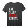 Eat Sleep Injera Repeat T-Shirt – Kulturelles Habesha Design für Äthiopier und Eritreer, Perfekt als Geschenk zu Weihnachten, Ostern oder Geburtstag