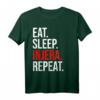 Eat Sleep Injera Repeat T-Shirt – Kulturelles Habesha Design für Äthiopier und Eritreer, Perfekt als Geschenk zu Weihnachten, Ostern oder Geburtstag