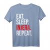 Eat Sleep Injera Repeat T-Shirt – Kulturelles Habesha Design für Äthiopier und Eritreer, Perfekt als Geschenk zu Weihnachten, Ostern oder Geburtstag