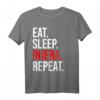 Eat Sleep Injera Repeat T-Shirt – Kulturelles Habesha Design für Äthiopier und Eritreer, Perfekt als Geschenk zu Weihnachten, Ostern oder Geburtstag