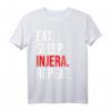 Eat Sleep Injera Repeat T-Shirt – Kulturelles Habesha Design für Äthiopier und Eritreer, Perfekt als Geschenk zu Weihnachten, Ostern oder Geburtstag