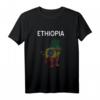 Äthiopien Löwe Shirt mit Flagge - Souvenir & Geschenkidee für Männer, Frauen & Kinder, Cooles T-Shirt für Löwenliebhaber