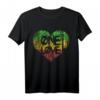 Ankh One Love One Heart Rastafari Peace T-Shirt – Jamaika-inspirierte Kleidung für Reggae- und Dancehall-Fans, ideal für Reisen & Festivals