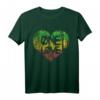 Ankh One Love One Heart Rastafari Peace T-Shirt – Jamaika-inspirierte Kleidung für Reggae- und Dancehall-Fans, ideal für Reisen & Festivals