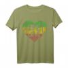Ankh One Love One Heart Rastafari Peace T-Shirt – Jamaika-inspirierte Kleidung für Reggae- und Dancehall-Fans, ideal für Reisen & Festivals