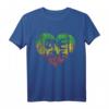 Ankh One Love One Heart Rastafari Peace T-Shirt – Jamaika-inspirierte Kleidung für Reggae- und Dancehall-Fans, ideal für Reisen & Festivals