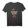 Sport Elfe Weihnachtsoutfit Partnerlook Geschenk - Festliche Weihnachtskleidung mit Elfenhut, Schneeflocken & Socken für Familien und Sportler