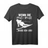 Lustiges Skifahren T-Shirt mit Spruch 'Wenn die Piste ruft muss ich gehen' – Perfektes Geschenk für Wintersportfans zu Weihnachten & Geburtstag