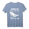Lustiges Skifahren T-Shirt mit Spruch 'Wenn die Piste ruft muss ich gehen' – Perfektes Geschenk für Wintersportfans zu Weihnachten & Geburtstag