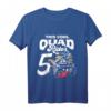 Kinder 5. Geburtstag Geschenk Quad Fahrer ATV 4x4 T-Shirt – Cooles Vintage Design für Jungs und Mädchen, perfekt als Geburtstagsüberraschung