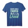 Herren Echte Kerle Fahren Quad - Lustiges ATV Offroad T-Shirt als Geschenk für Motorsport Fans, Papa, Opa & Ehemann