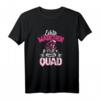 Echte Mädchen fahren Quad T-Shirt - Lustiges ATV Damen Outfit für Offroad & Allrad Bikerinnen, Geschenkidee für Frauen und Mädchen