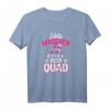 Echte Mädchen fahren Quad T-Shirt - Lustiges ATV Damen Outfit für Offroad & Allrad Bikerinnen, Geschenkidee für Frauen und Mädchen