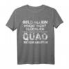 Lustiges Quad ATV T-Shirt mit Spruch - Geld macht nicht glücklich, kaufe dir ein Quad - Geschenk für Offroad- und Motorsport-Fans