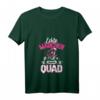 Damen Echte Mädchen fahren Quad T-Shirt mit V-Ausschnitt - Lustiges ATV Offroad Design für Quad Bikerinnen und Offroad-Enthusiastinnen