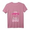 Damen Echte Mädchen fahren Quad T-Shirt mit V-Ausschnitt - Lustiges ATV Offroad Design für Quad Bikerinnen und Offroad-Enthusiastinnen